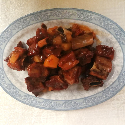 Costillas agridulces